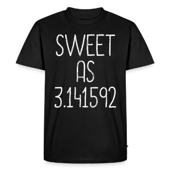 PI - Men's Premium Organic T-Shirt - black - Front - Nico (187cm)
