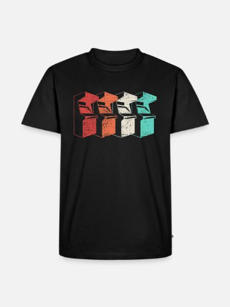 ARCADE GAME AUTOMAT - Men's Premium Organic T-Shirt - black