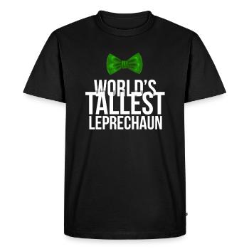 La plus grande fête du jour de la Saint-Patrick de lutin au monde - T-shirt Premium bio Homme - noir - Devant - Nico (187cm)