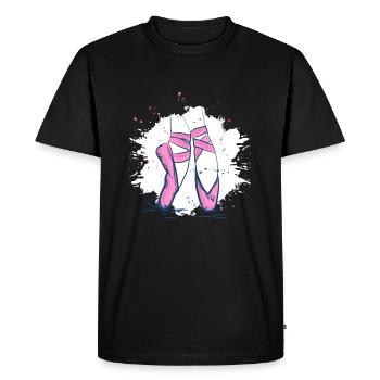 Balett Chaussures Ballet Danse Danse - T-shirt Premium bio Homme - noir - Devant - Nico (187cm)