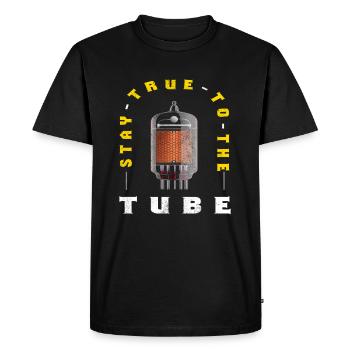 To The Tube Tube Amplifier Analog - Men's Premium Organic T-Shirt - black - Front - Nico (187cm)