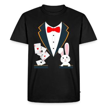 Wizard Costume Wizard - T-shirt Premium bio Homme - noir - Devant - Nico (187cm)