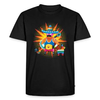 Lucha Libre Fighter Mexico Wrestling - T-shirt Premium bio Homme - noir - Devant - Nico (187cm)