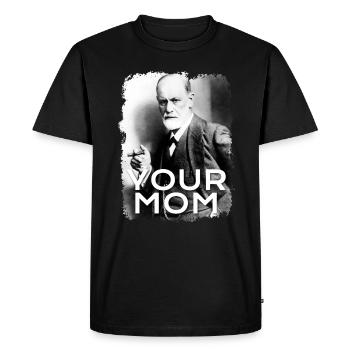 Conflit d'Œdipe complexe de Freud Oedipe - T-shirt Premium bio Homme - noir - Devant - Nico (187cm)