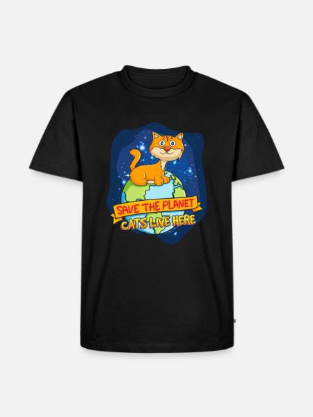 Kinder - Männer Premium Bio T-Shirt - Schwarz