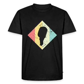 Microphone microphone - Men's Premium Organic T-Shirt - black - Front - Nico (187cm)