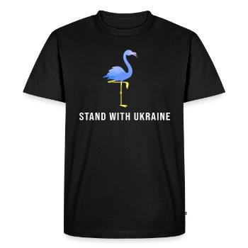 Ukraine paix libre kiev se tenir avec l’ukraine - T-shirt Premium bio Homme - noir - Devant - Nico (187cm)