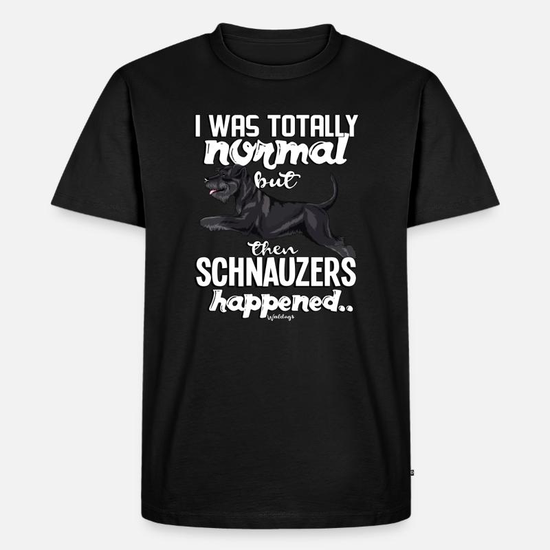 schnauzershappened3 - Männer Premium Bio T-Shirt - Schwarz