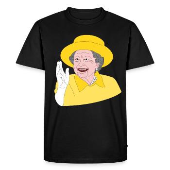 Elizabeth II - 70th Anniversary of the Throne - Design Shirt - Men's Premium Organic T-Shirt - black - Front - Nico (187cm)