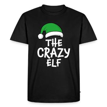L’Elfe fou - T-shirt Premium bio Homme - noir - Devant - Nico (187cm)
