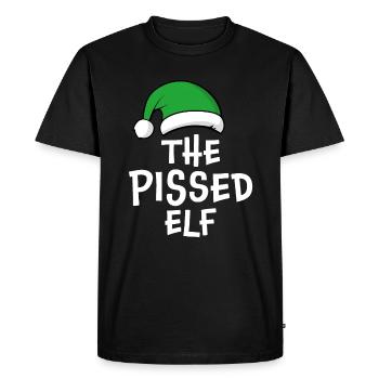 The Pissed Elf - Men's Premium Organic T-Shirt - black - Front - Nico (187cm)