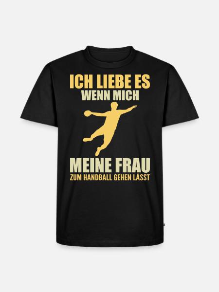 Handball Player Handball Gift - Men's Premium Organic T-Shirt - black