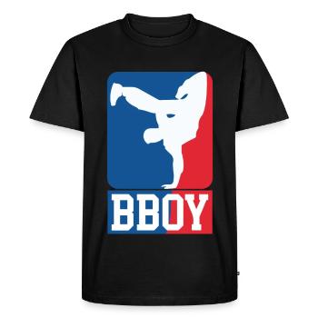 Breakdance B-Boy Streetdance Design Hip Hop Danse - T-shirt Premium bio Homme - noir - Devant - Nico (187cm)