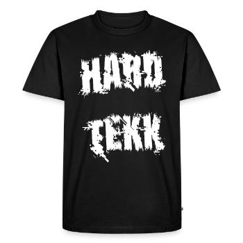 HARD TEKK - T-shirt Premium bio Homme - noir - Devant - Nico (187cm)
