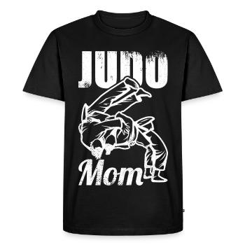 Judo Mama - T-shirt Premium bio Homme - noir - Devant - Nico (187cm)
