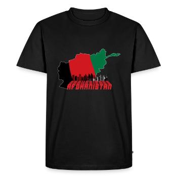 Afghanistan - T-shirt Premium bio Homme - noir - Devant - Nico (187cm)