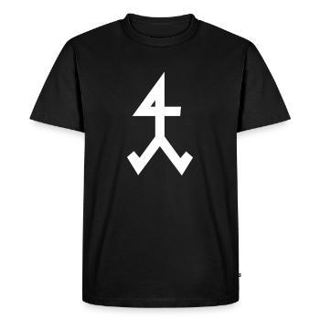 Stonemason guild mark sculptor stone sculptor - Men's Premium Organic T-Shirt - black - Front - Nico (187cm)