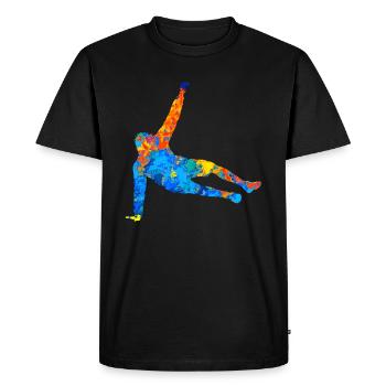 Parkour Parkour Runner Parcour Freerunner - T-shirt Premium bio Homme - noir - Devant - Nico (187cm)