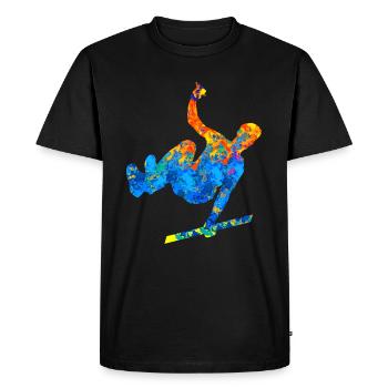 Parkour Parkour Runner Freerunner Parkouring - Men's Premium Organic T-Shirt - black - Front - Nico (187cm)