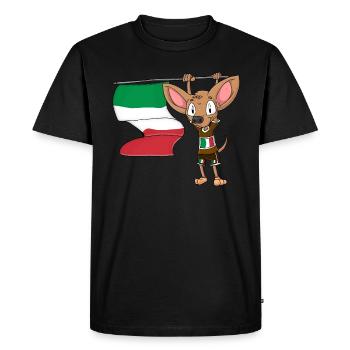 Chihuahua italien - T-shirt Premium bio Homme - noir - Devant - Nico (187cm)