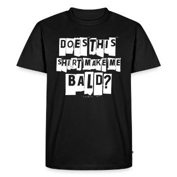 Bald bearers - Men's Premium Organic T-Shirt - black - Front - Nico (187cm)