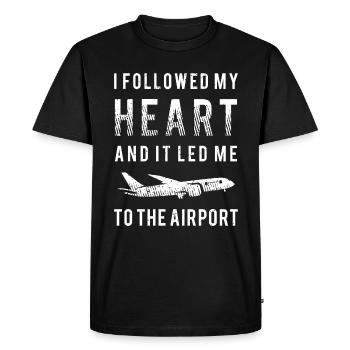 Voyage Voyage Vacances Aventure Tourisme Cadeau - T-shirt Premium bio Homme - noir - Devant - Nico (187cm)