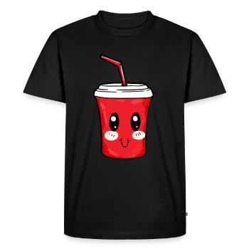 limonade rafraîchissement boisson boisson cadeau - T-shirt Premium bio Homme - noir - Devant - Nico (187cm)