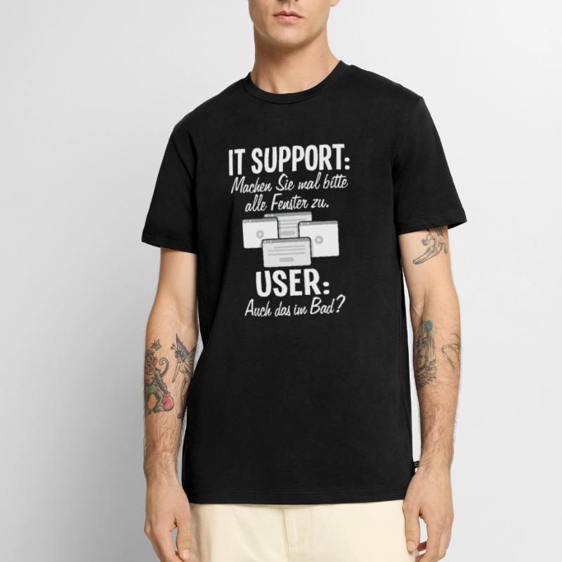 Informatiker, IT, Softwareentwickler, Nerd, Admin Männer Premium Bio T-Shirt