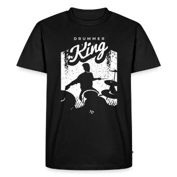 Batterie Percussion Percussion - T-shirt Premium bio Homme - noir - Devant - Nico (187cm)