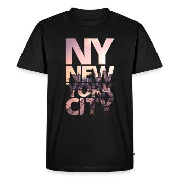 New York City - Cadeau de Big Apple America à New York NYC - T-shirt Premium bio Homme - noir - Devant - Nico (187cm)