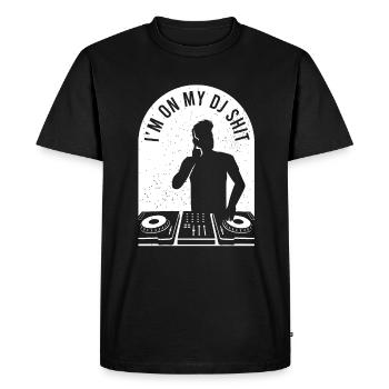 DJ outfit for deejays - Men's Premium Organic T-Shirt - black - Front - Nico (187cm)