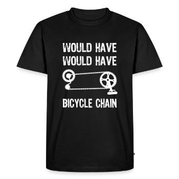 Would Have Bicycle Chain Denglisch Drôle Cadeau - T-shirt Premium bio Homme - noir - Devant - Nico (187cm)