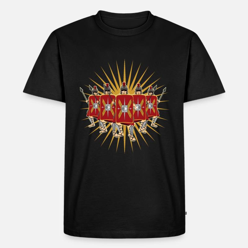 Römer - Männer Premium Bio T-Shirt - Schwarz