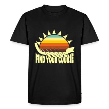 Maori - T-shirt Premium bio Homme - noir - Devant - Nico (187cm)