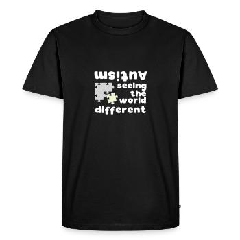 Cadeau de chemise d'Anders Syndrome d'Asperger d'Asperger - T-shirt Premium bio Homme - noir - Devant - Nico (187cm)