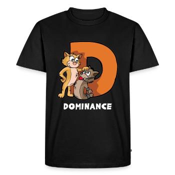 Domination maître esclave dominatrice esclave BDSM sadomaso - T-shirt Premium bio Homme - noir - Devant - Nico (187cm)