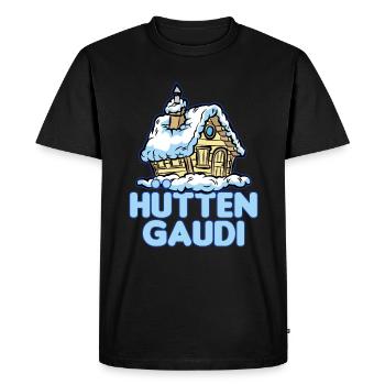 Cabanes Gaudi chalet ski chalet ski chalet - T-shirt Premium bio Homme - noir - Devant - Nico (187cm)