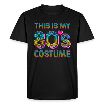 This is my 80s Costume - Retro Party - T-shirt Premium bio Homme - noir - Devant - Nico (187cm)
