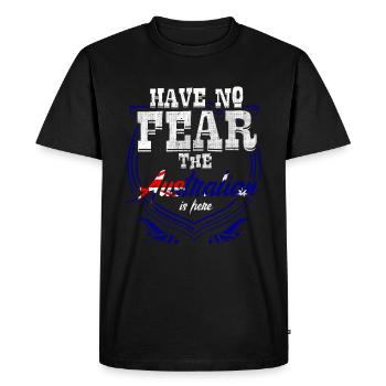 Australien australien - T-shirt Premium bio Homme - noir - Devant - Nico (187cm)