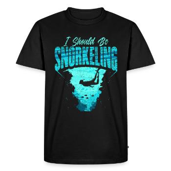 Plongeurs de plongée - T-shirt Premium bio Homme - noir - Devant - Nico (187cm)
