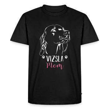 Vizsla Mom Dog Mother - Men's Premium Organic T-Shirt - black - Front - Nico (187cm)