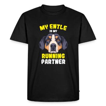 Entlebucher Sennenhund - T-shirt Premium bio Homme - noir - Devant - Nico (187cm)