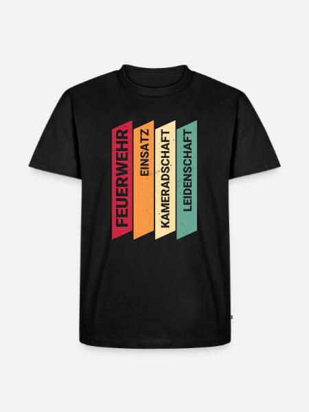 Firefighters use fellowship firefighter - Men's Premium Organic T-Shirt - black