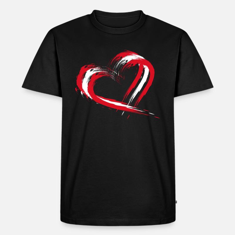 Peru - Männer Premium Bio T-Shirt - Schwarz