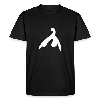 Clitoris perle féminisme femme cadeau - T-shirt Premium bio Homme - noir - Devant - Nico (187cm)