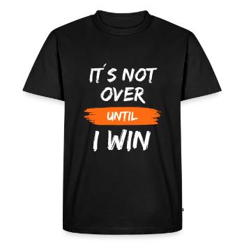 Attitude envers la vie Défi Stimuler la force - T-shirt Premium bio Homme - noir - Devant - Nico (187cm)