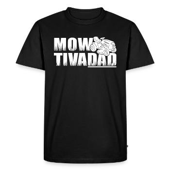 Lawn tractor ride-on mower lawn mowing lawn mower - Men's Premium Organic T-Shirt - black - Front - Nico (187cm)