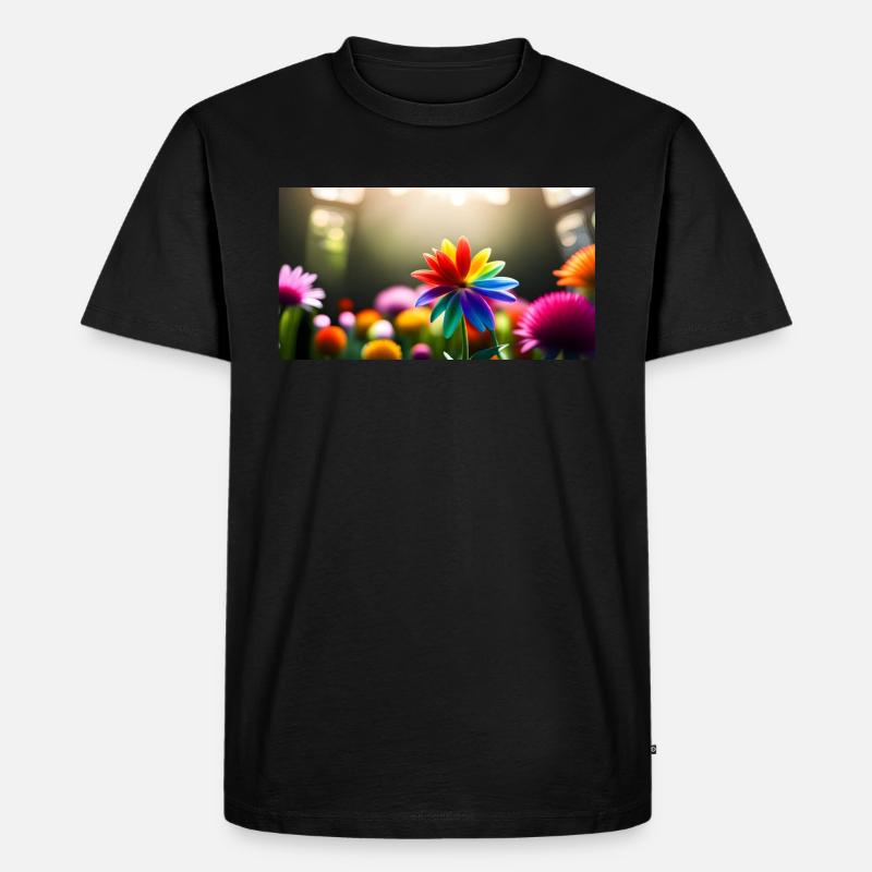 Hoffnung wächst - Männer Premium Bio T-Shirt - Schwarz