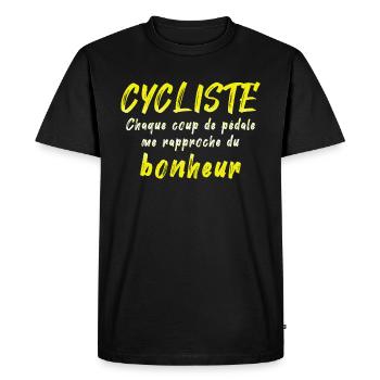 Bicycle bicycles bicycle bicycle bike biker mtb 1 - Men's Premium Organic T-Shirt - black - Front - Nico (187cm)