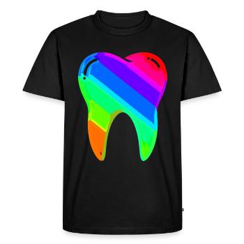 Zahn | Dentist | Dentist | Dental assistant - Men's Premium Organic T-Shirt - black - Front - Nico (187cm)